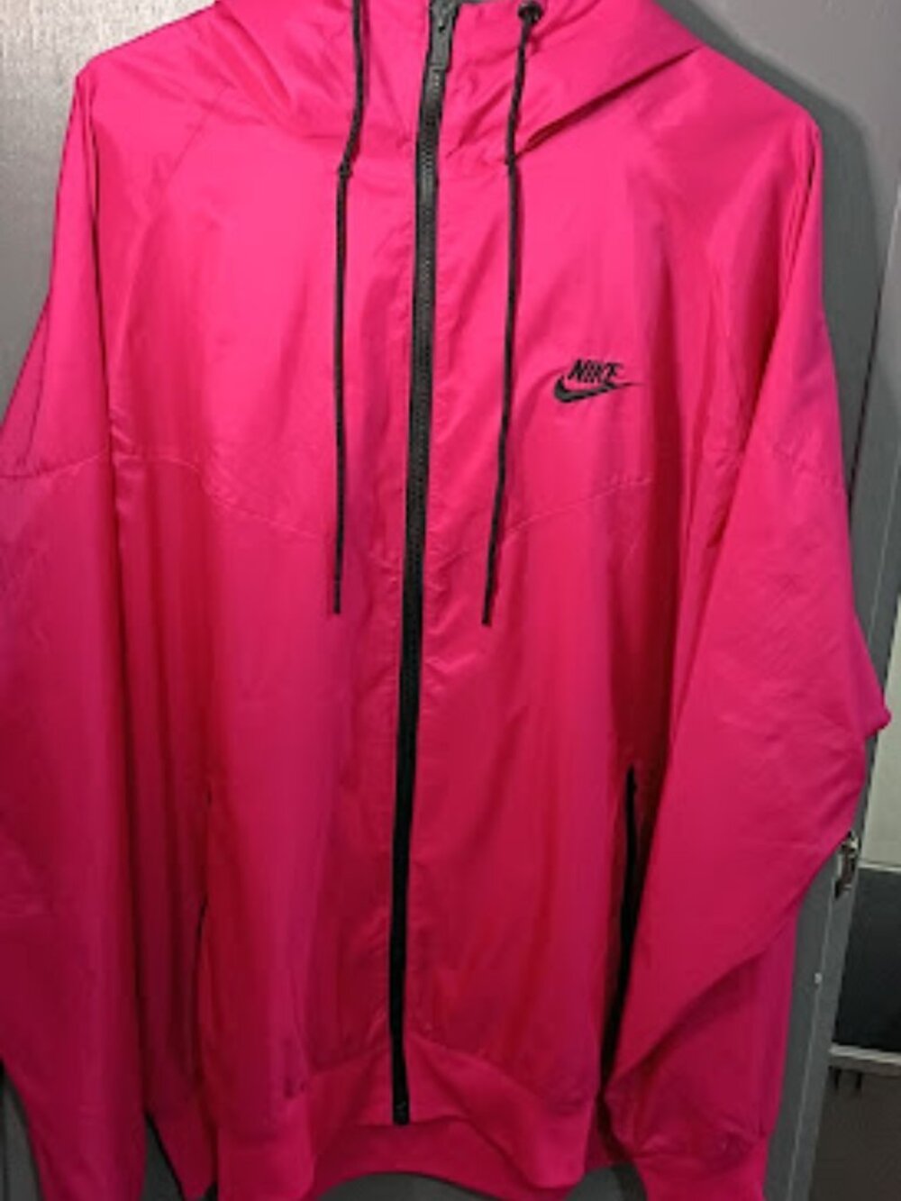 Nike Move To Zero Pink [Windbreaker/Jacket/Hoodie] Mesh Lined Women's Size XL
